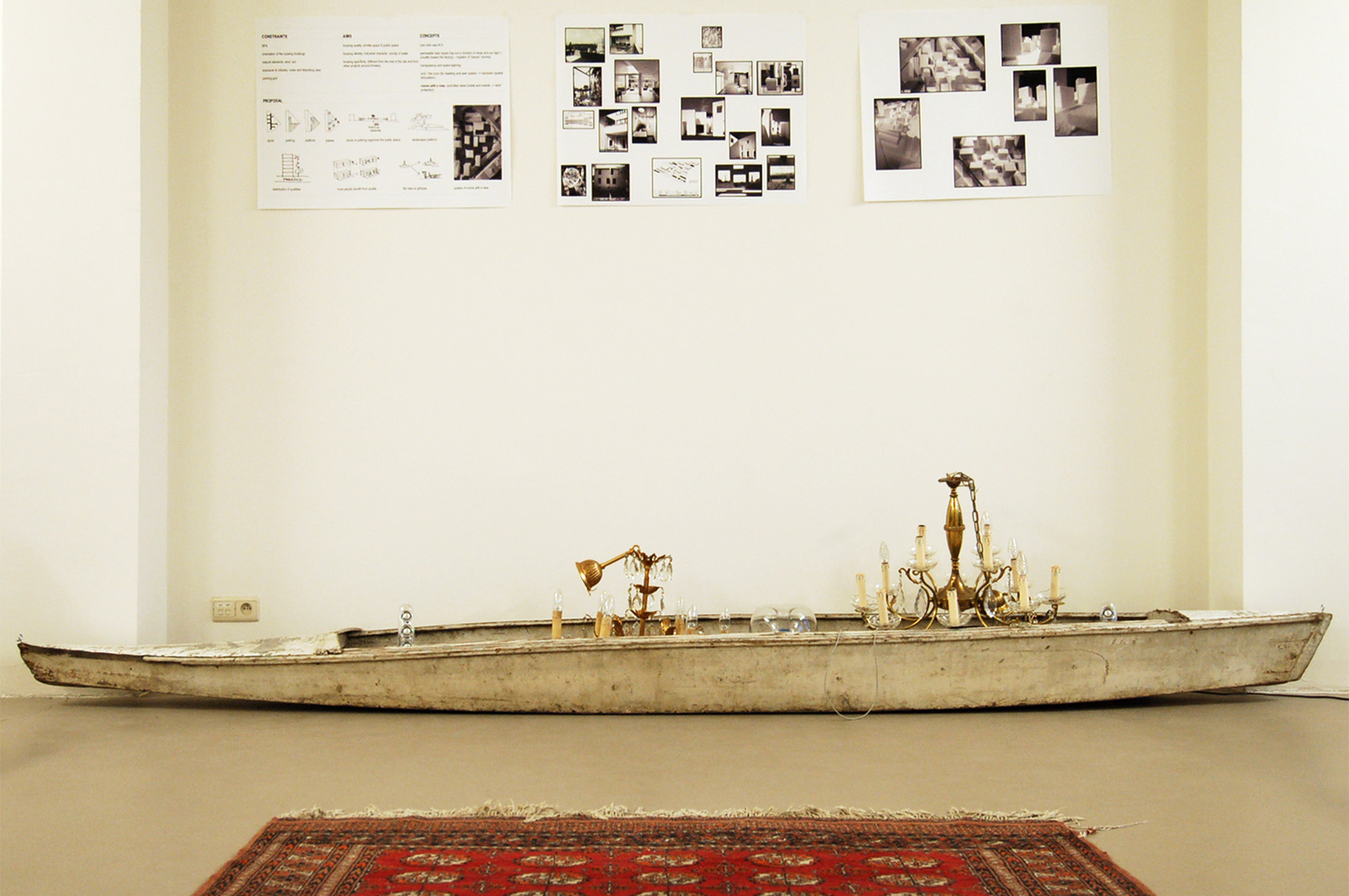 BOGDAN & VAN BROECK, Boot (400 x 70 cm) met begeleidende brief + geleid bezoek aan twee projectwerven
