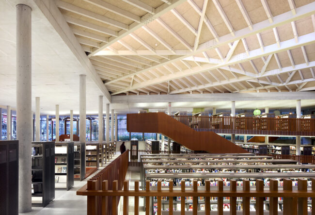 Bibliotheek Waregem, Goedefroo + Goedefroo architecten, Robbrecht en Daem architecten (Foto: Filip Dujardin)