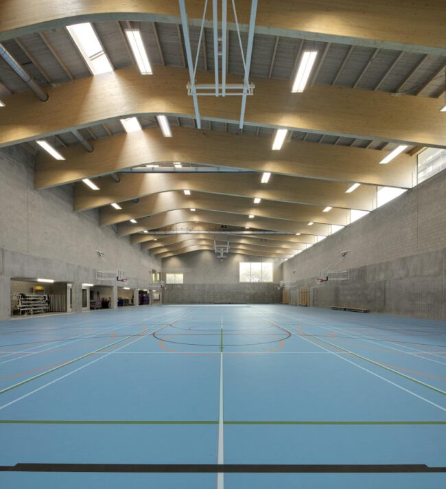 Intergenerationeel Project Linkeroever (IGLO) Sporthal, Studio Thys Vermeulen (Foto: Bart Gosselin)