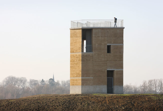 Uitkijktoren Negenoord, De Gouden Liniaal Architecten, BC architects and studies, (Foto: Filip Dujardin)