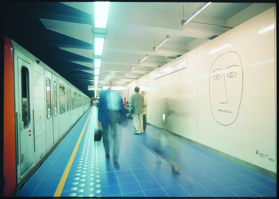 Metrostation Maalbeek, De Smet Vermeulen architecten, Benoît van Innis, (Foto: Bart Van Leuven)