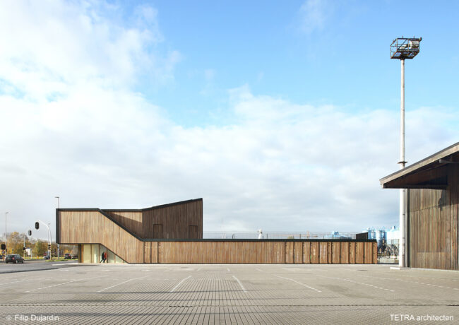 Bezoekerscentrum Havenbedrijf, TETRA architecten (nu Architectuurplatform Terwecoren Verdickt en MAKER architecten), (Foto: Filip Dujardin)