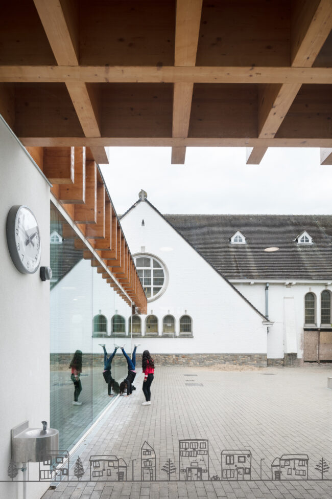 Basisschool Malem, NERO architectuur en stedenbouw © Stijn Bollaert